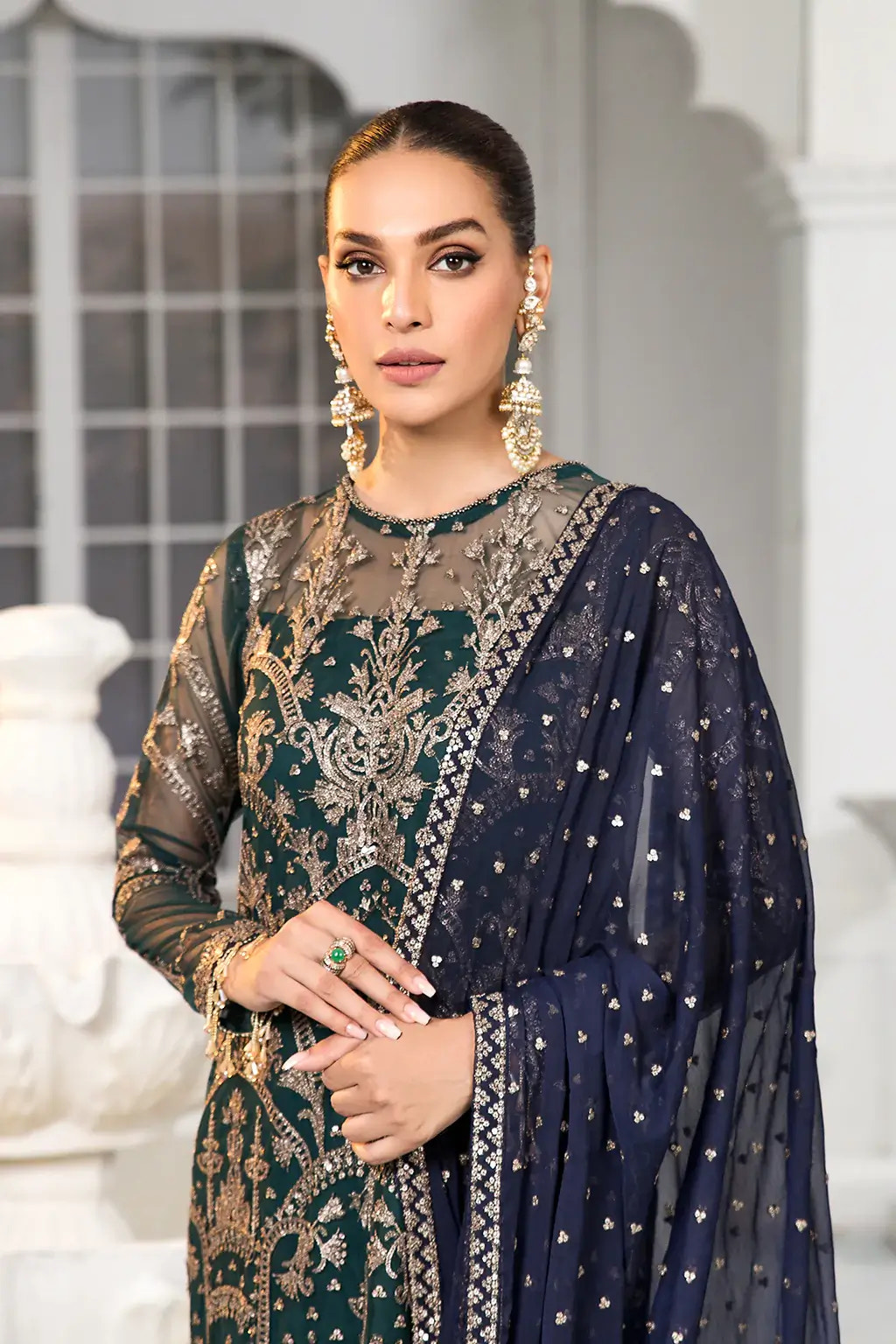Zarif | DE LUXURY Formals | MEADOW -  Zarif Formal - Original Designer Dress - House of Maryam
