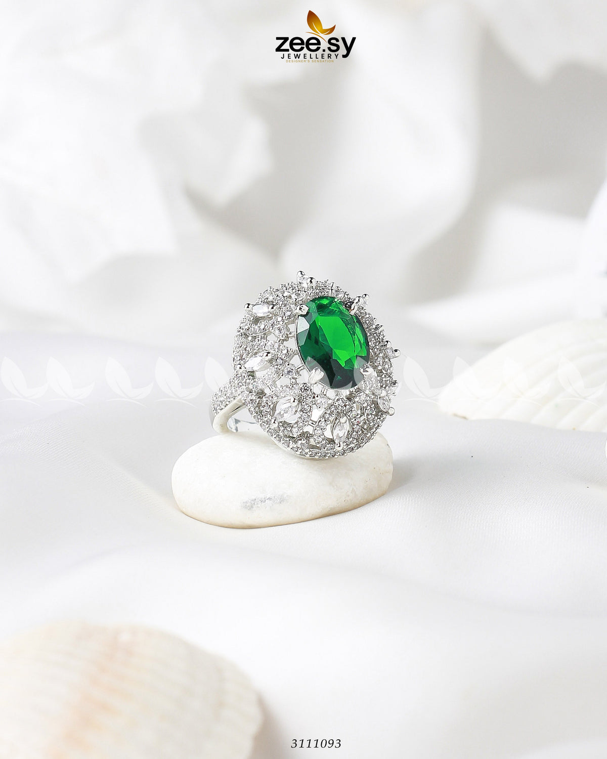 Kohinoor Ring -  Zeesy Finger Ring - Original Designer Dress - House of Maryam