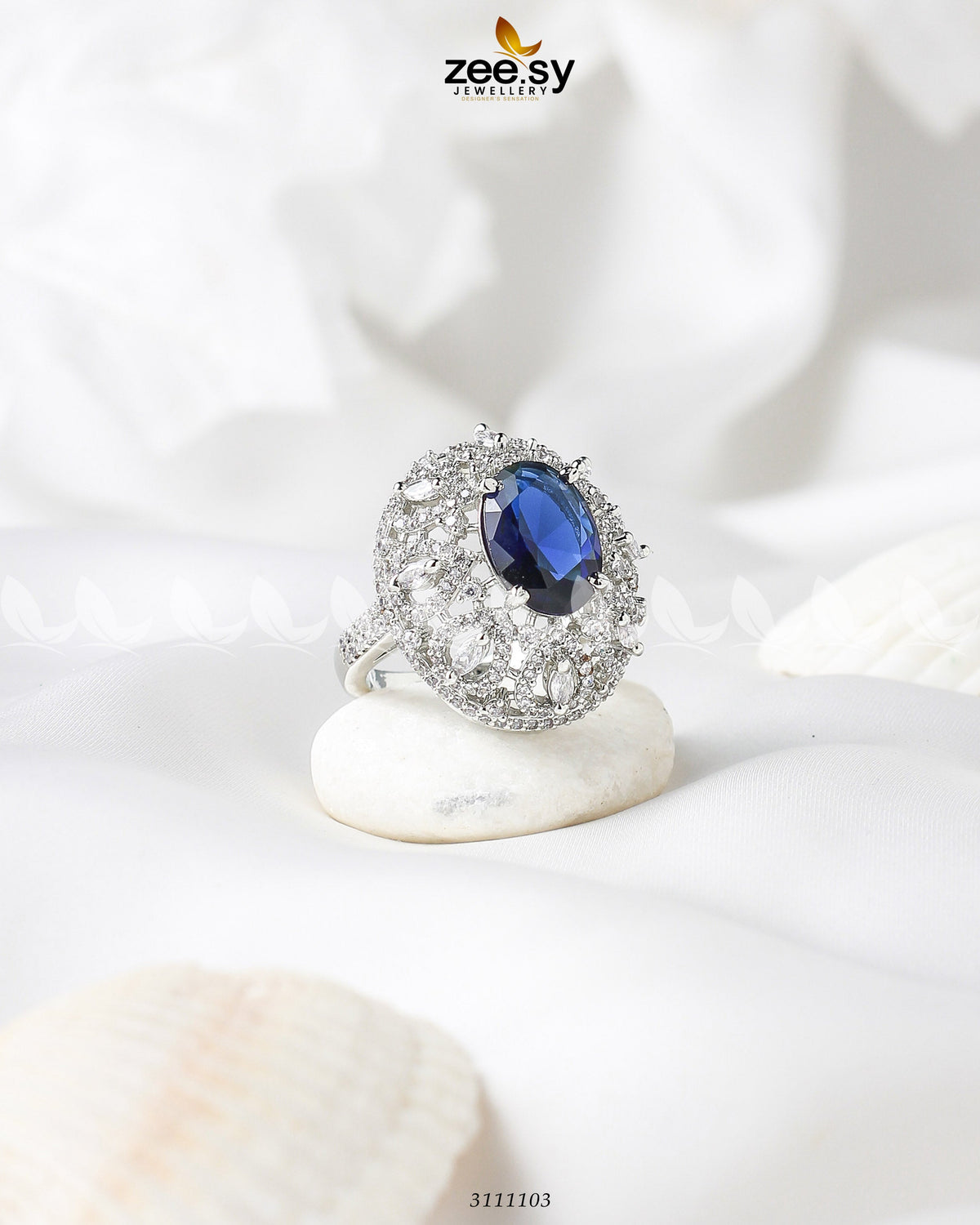 Kohinoor Ring -  Zeesy Finger Ring - Original Designer Dress - House of Maryam