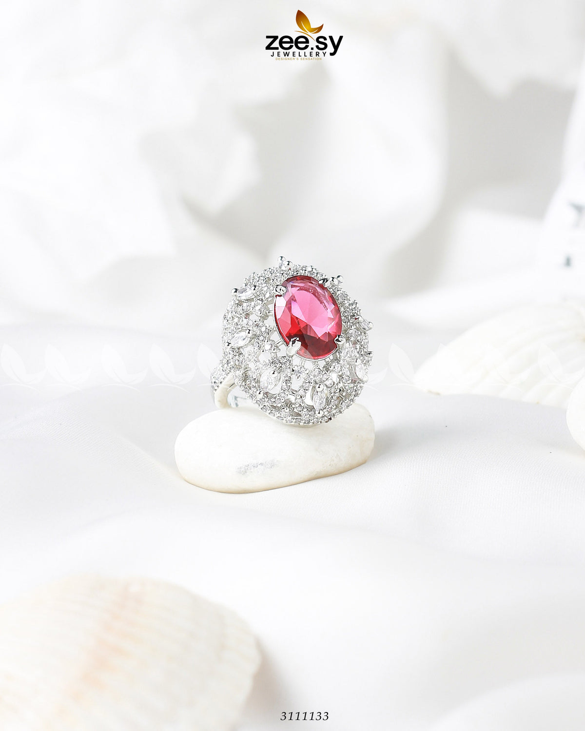 Kohinoor Ring -  Zeesy Finger Ring - Original Designer Dress - House of Maryam