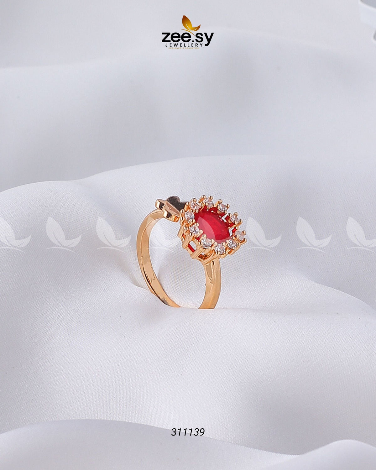 Peony Ring -  Zeesy Finger Ring - Original Designer Dress - House of Maryam
