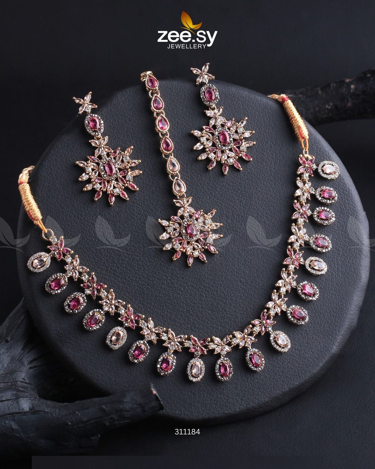 Solara Necklace Set -  Zeesy Necklace Sets - Original Designer Dress - House of Maryam