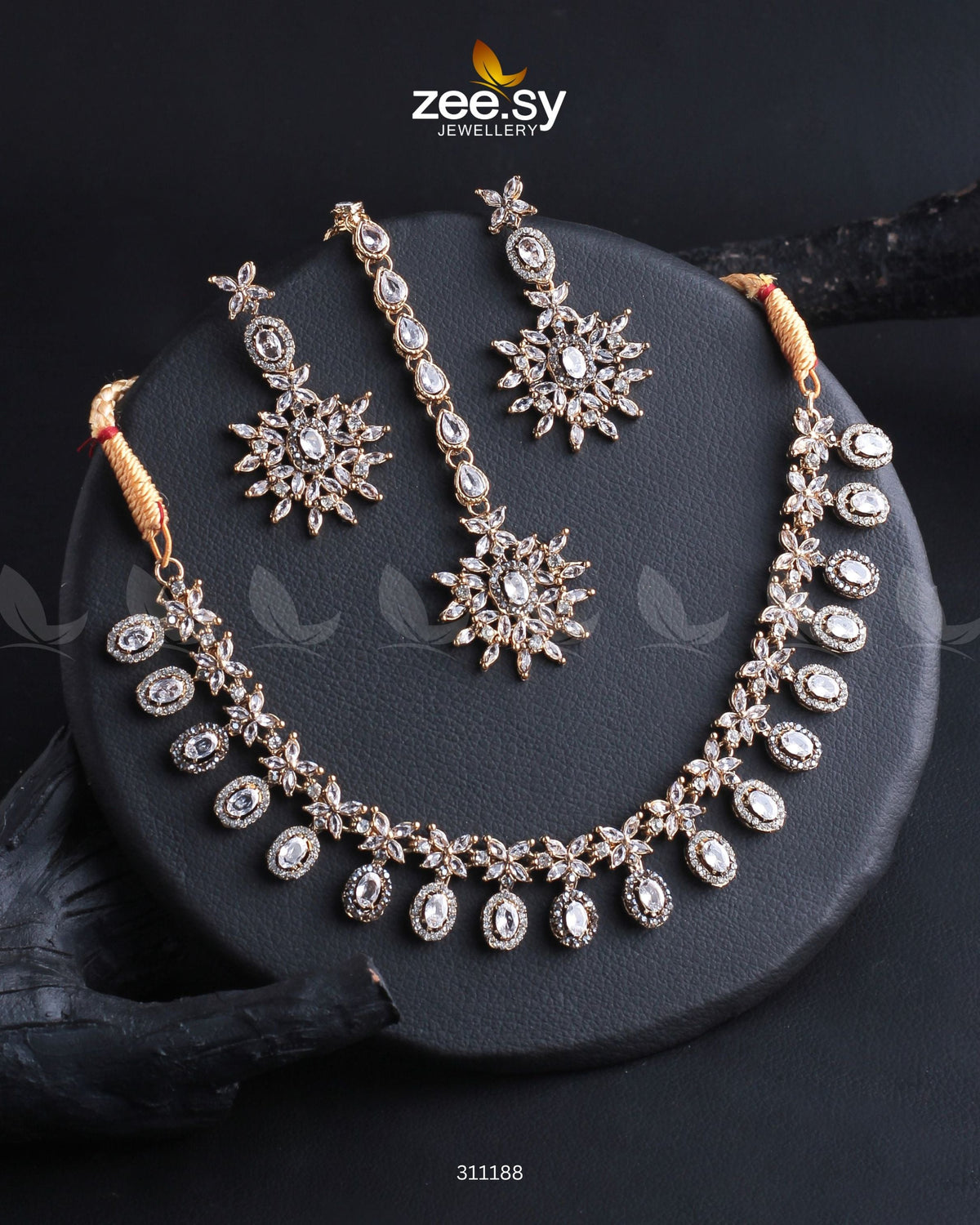 Solara Necklace Set -  Zeesy Necklace Sets - Original Designer Dress - House of Maryam
