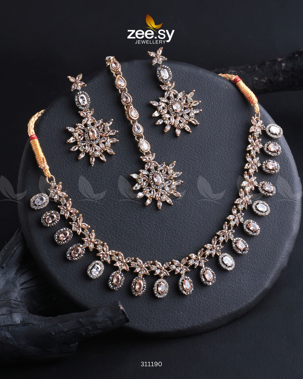 Solara Necklace Set -  Zeesy Necklace Sets - Original Designer Dress - House of Maryam