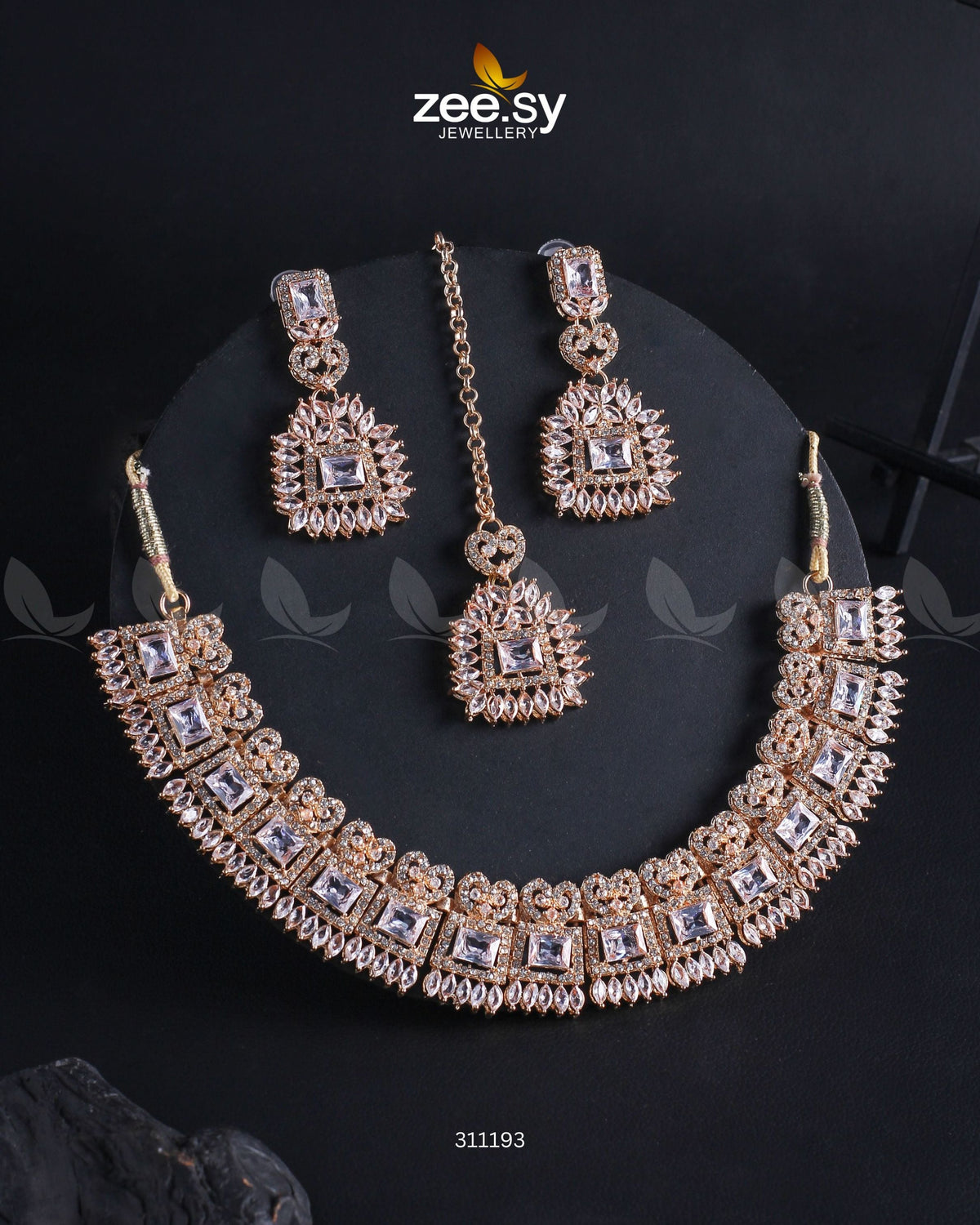 Elysium Necklace -  Zeesy Necklace Sets - Original Designer Dress - House of Maryam