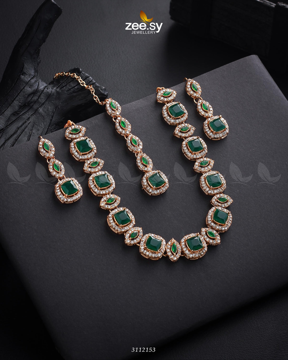 Scabiosa Necklace Set -  Zeesy Necklace Sets - Original Designer Dress - House of Maryam