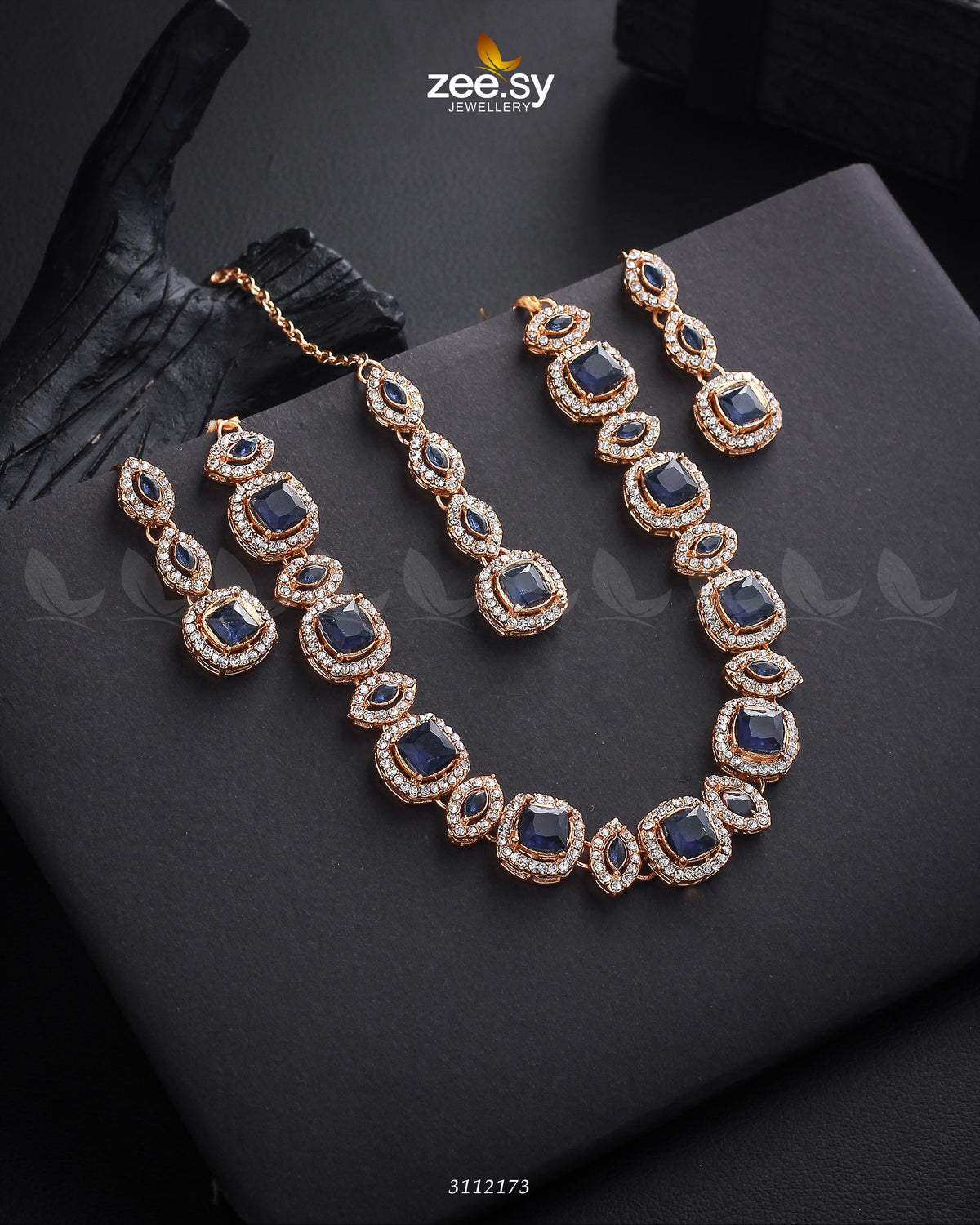 Scabiosa Necklace Set -  Zeesy Necklace Sets - Original Designer Dress - House of Maryam