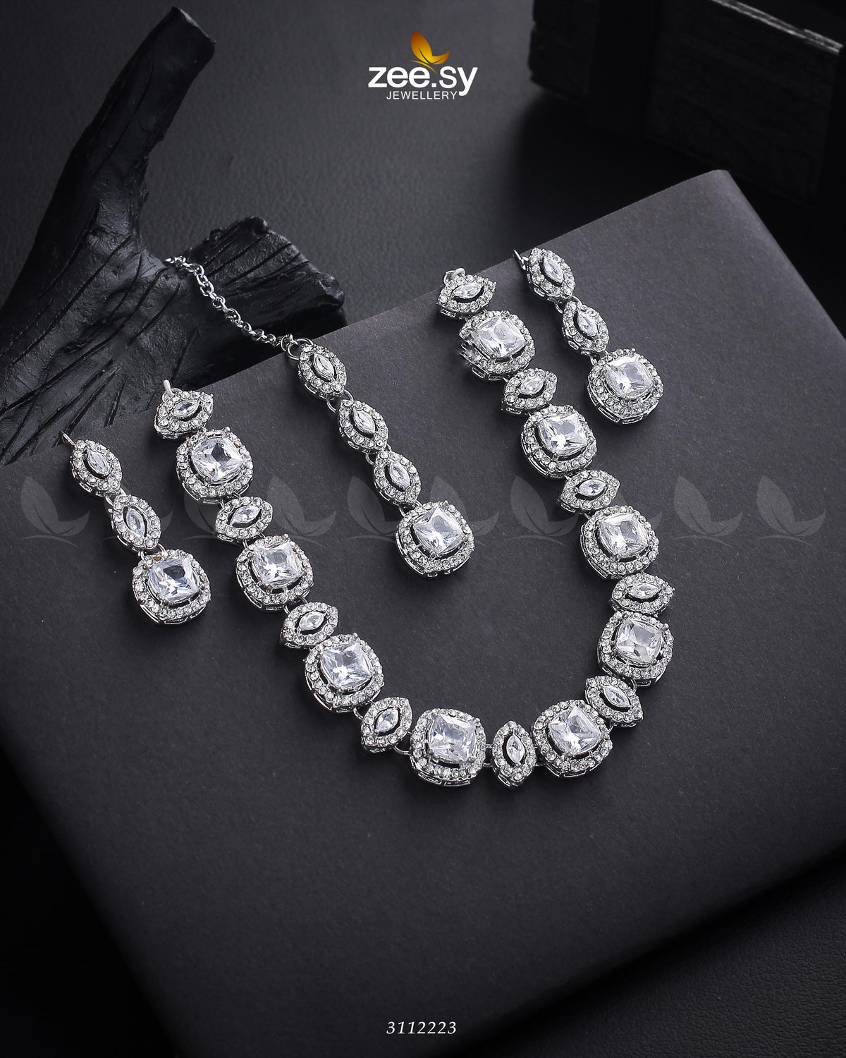 Scabiosa Necklace Set -  Zeesy Necklace Sets - Original Designer Dress - House of Maryam
