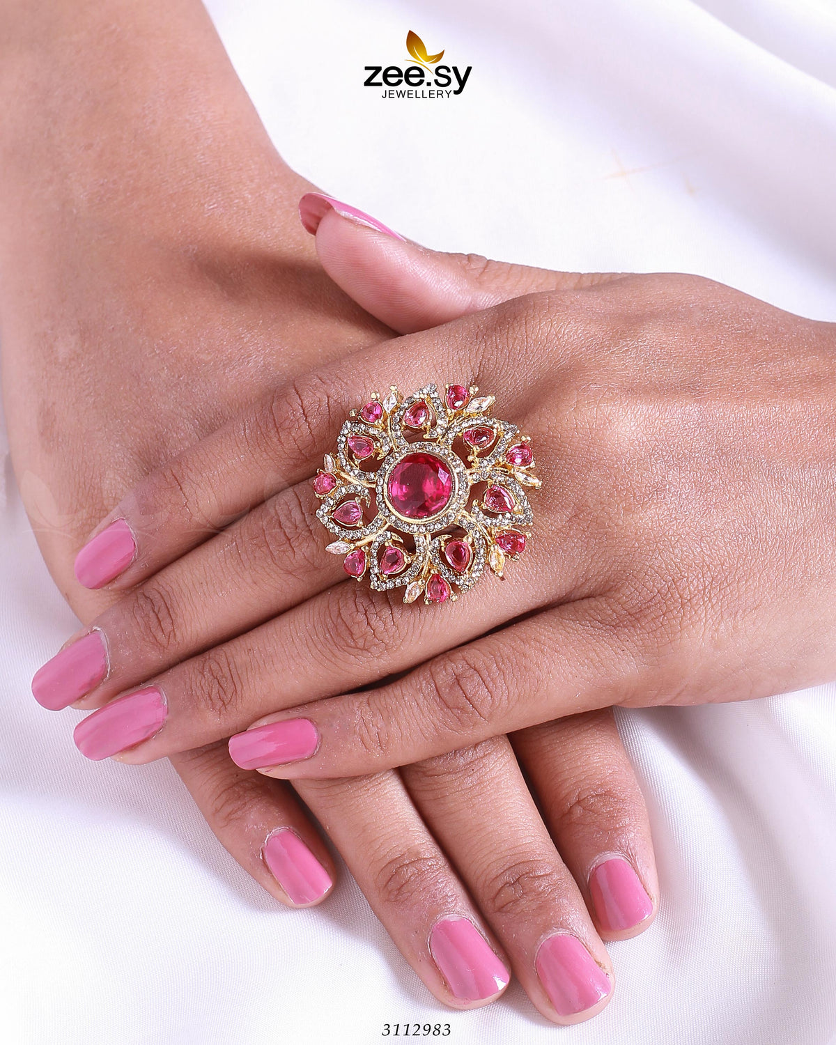 Emma Rings -  Zeesy Finger Ring - Original Designer Dress - House of Maryam