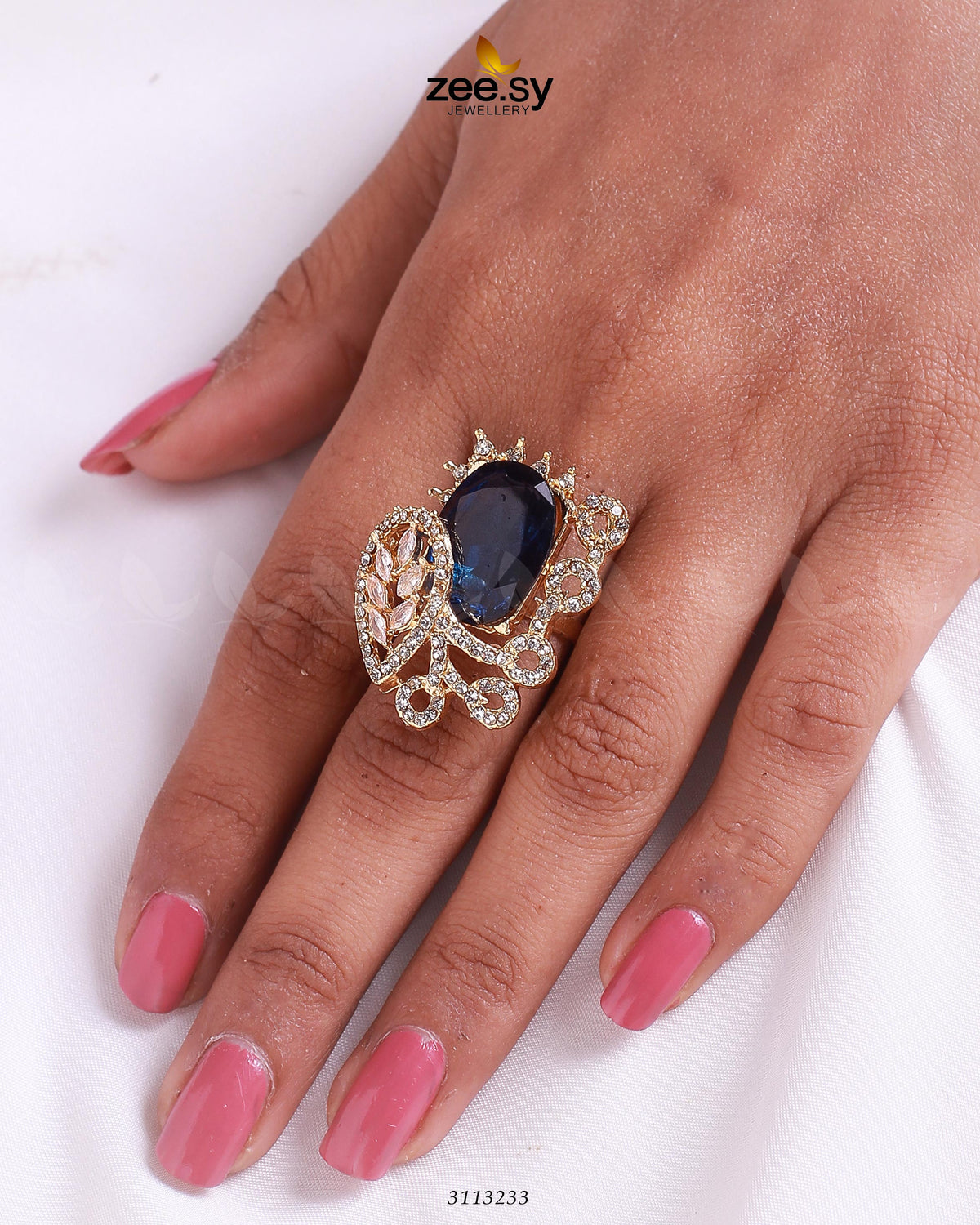 Croton Ring -  Zeesy Finger Ring - Original Designer Dress - House of Maryam