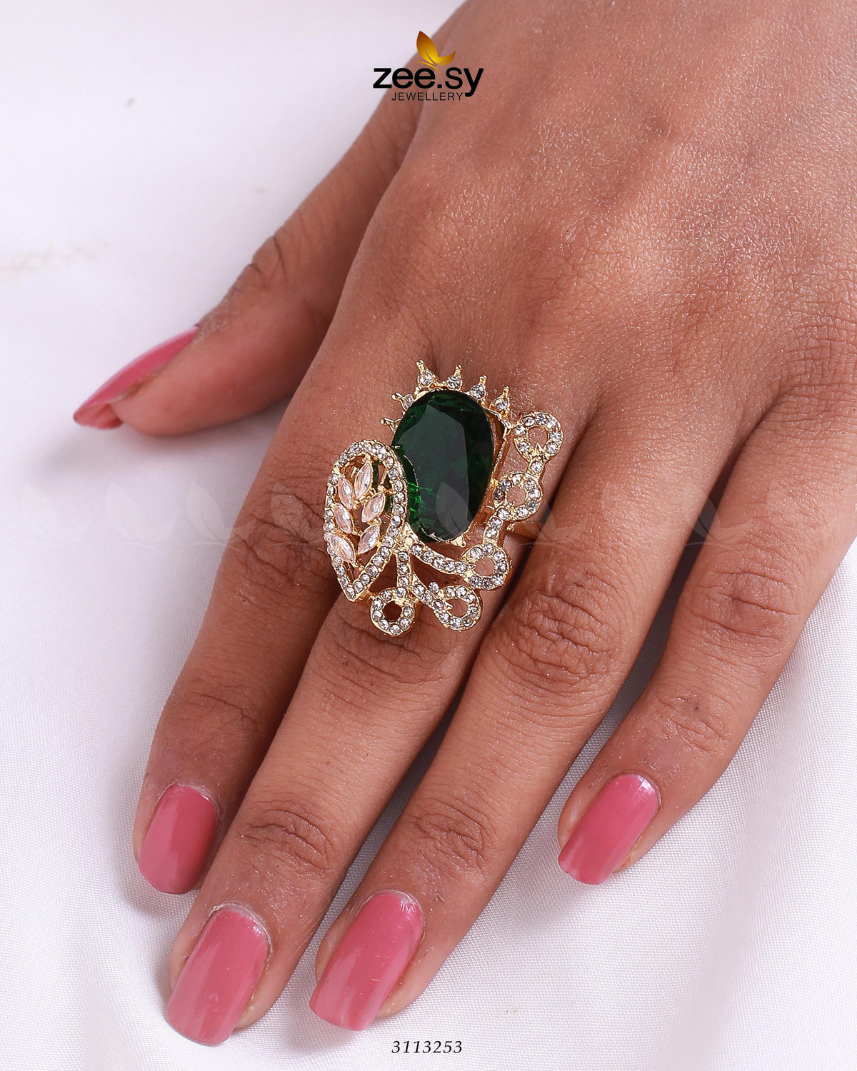 Croton Ring -  Zeesy Finger Ring - Original Designer Dress - House of Maryam