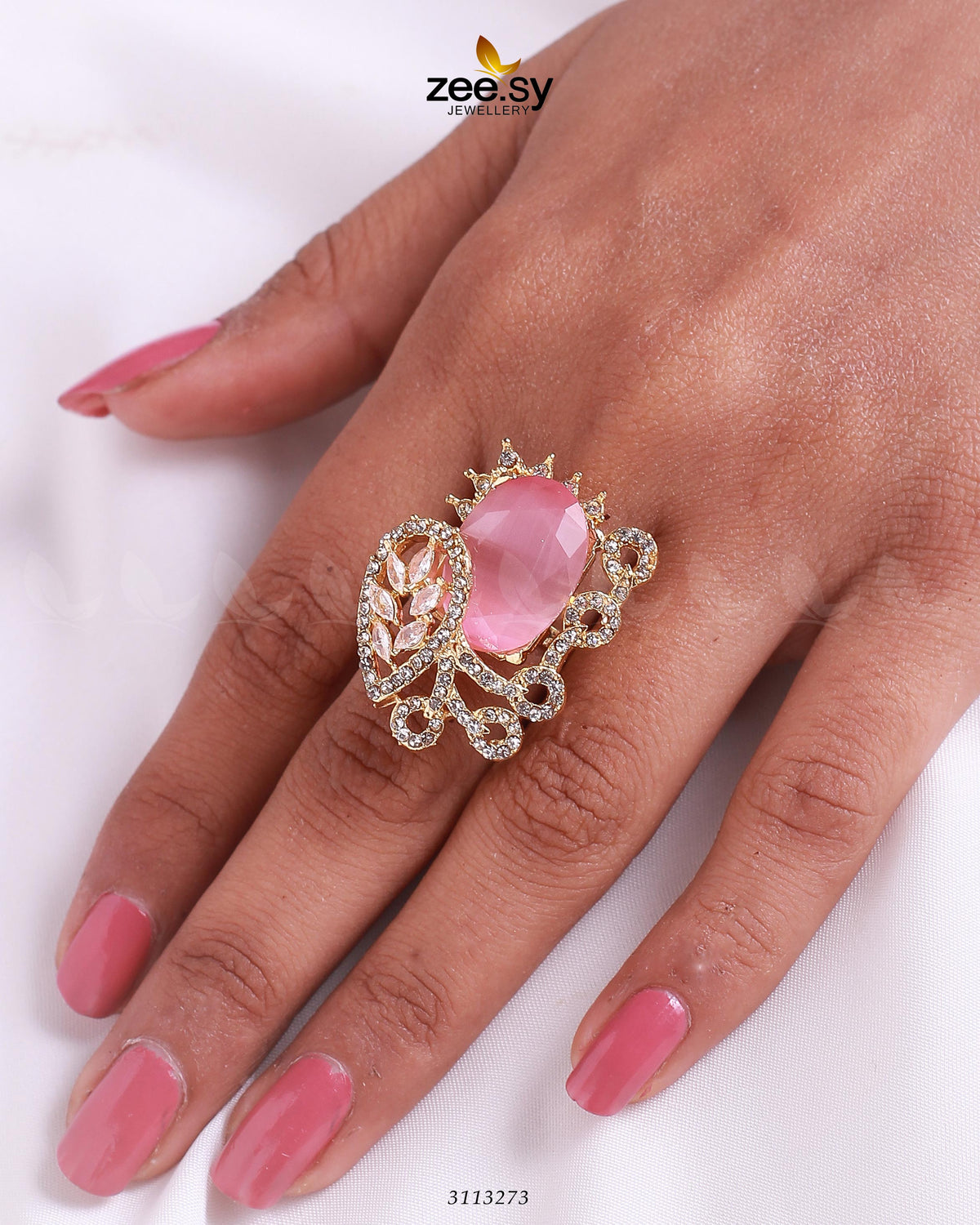 Croton Ring -  Zeesy Finger Ring - Original Designer Dress - House of Maryam