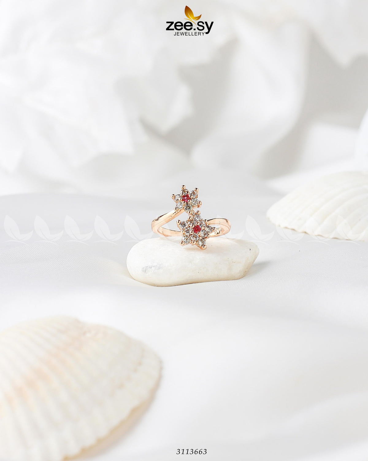 Orla Ring -  Zeesy Finger Ring - Original Designer Dress - House of Maryam