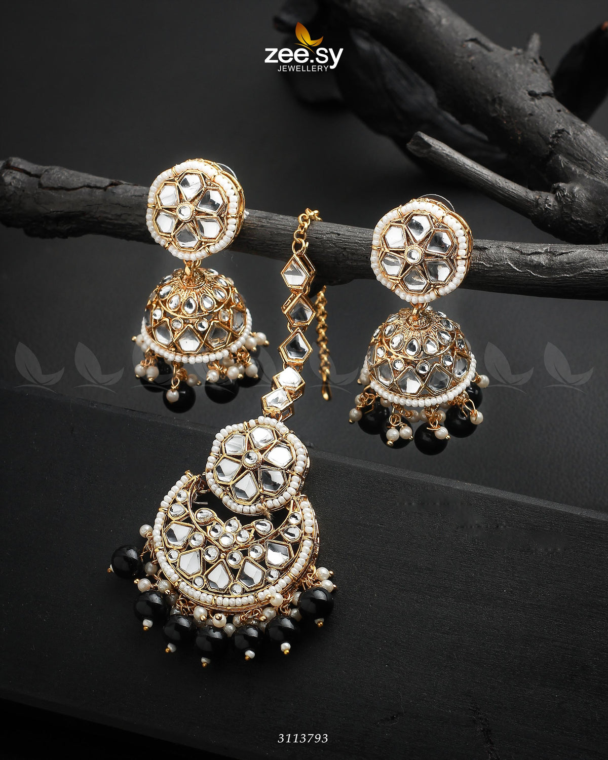 Anam Earrings -  Zeesy Earrings - Original Designer Dress - House of Maryam