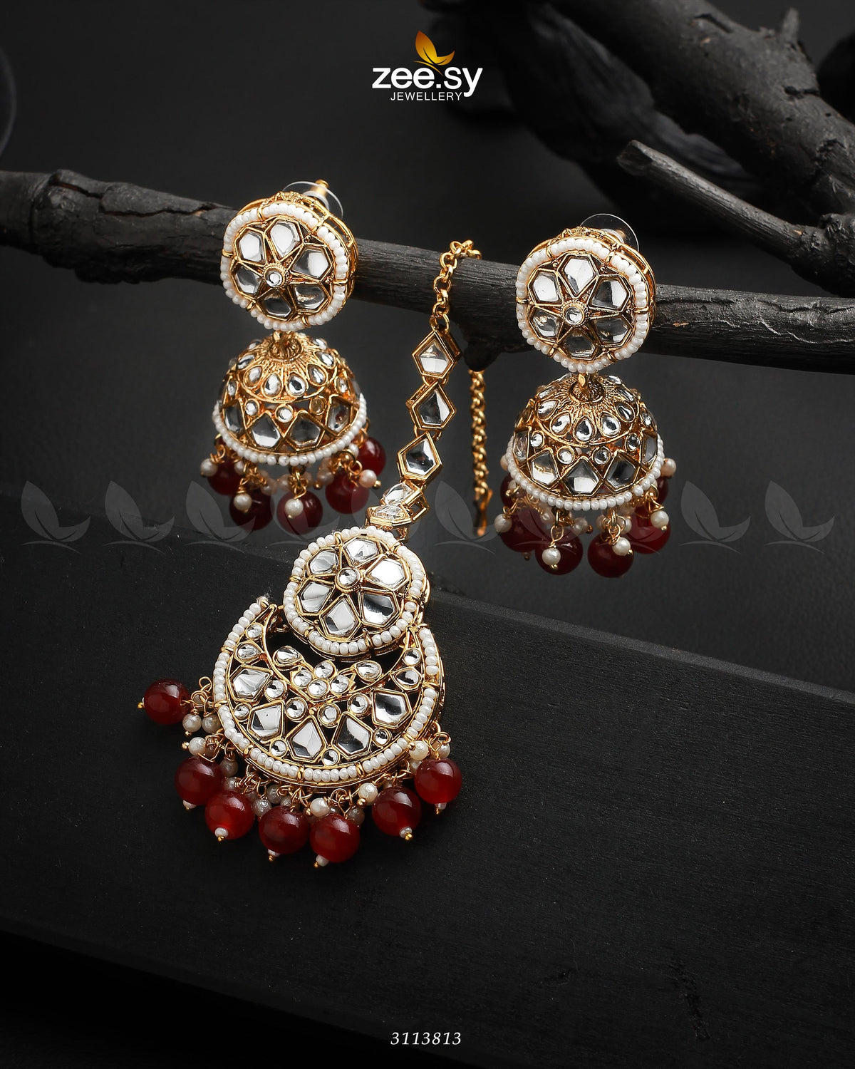 Anam Earrings -  Zeesy Earrings - Original Designer Dress - House of Maryam
