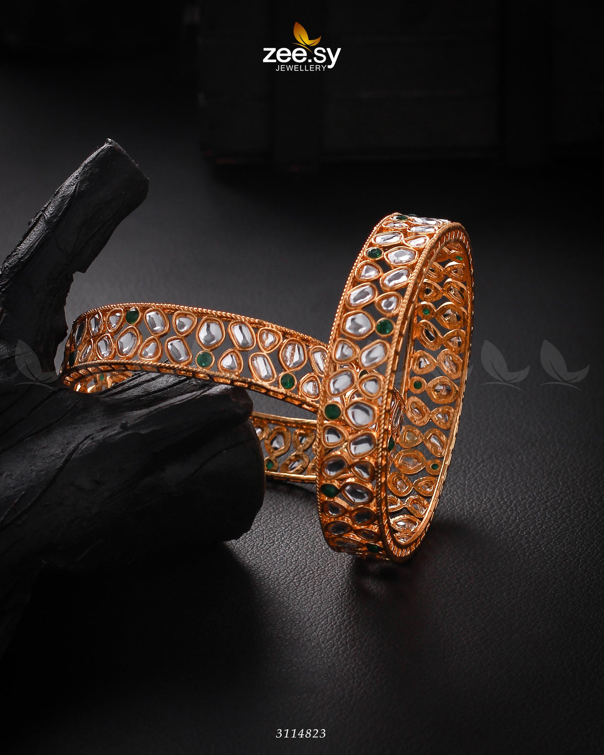 Saffron Bangles -  Zeesy Bangles - Original Designer Dress - House of Maryam
