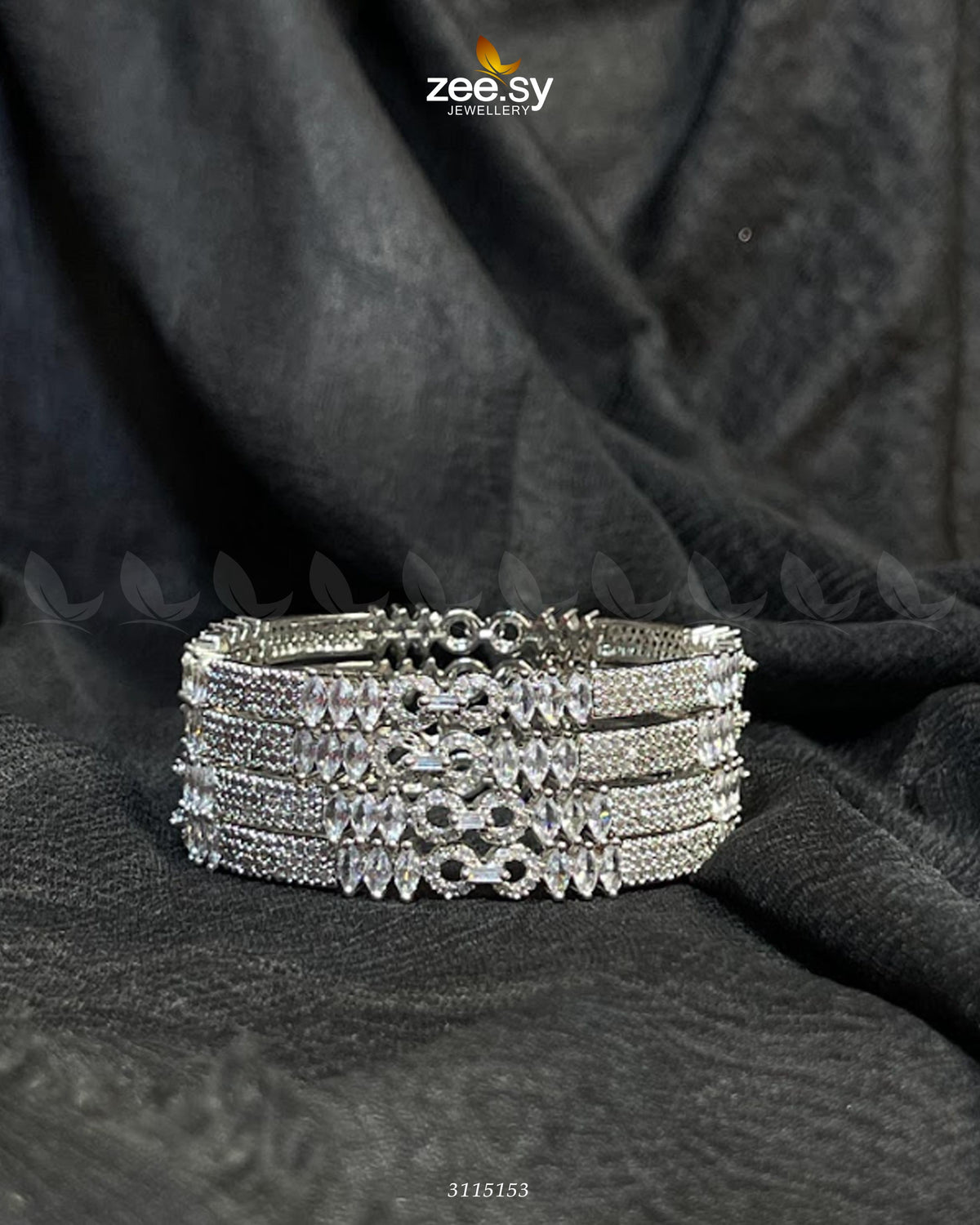 Fs0013 -  Zeesy Bangles - Original Designer Dress - House of Maryam