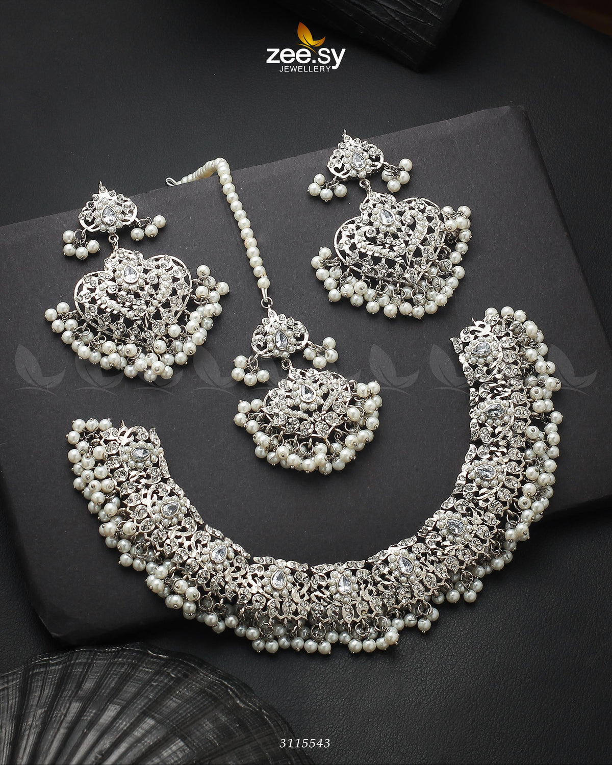 Gracious Necklace Set -  Zeesy Necklace Sets - Original Designer Dress - House of Maryam