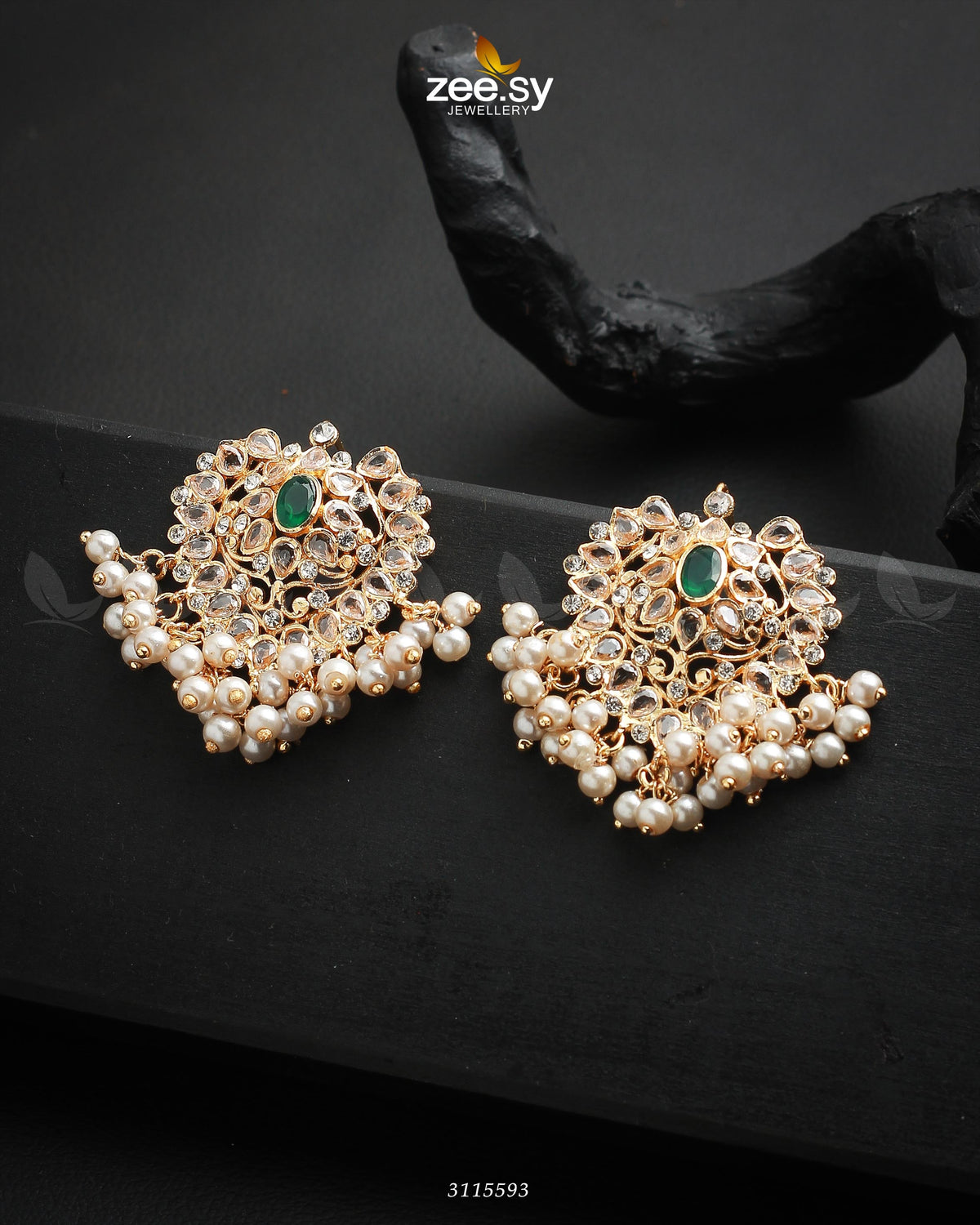 Luxuriant Earrings -  Zeesy Earrings - Original Designer Dress - House of Maryam