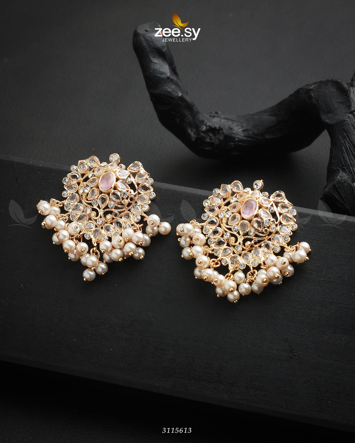 Luxuriant Earrings -  Zeesy Earrings - Original Designer Dress - House of Maryam