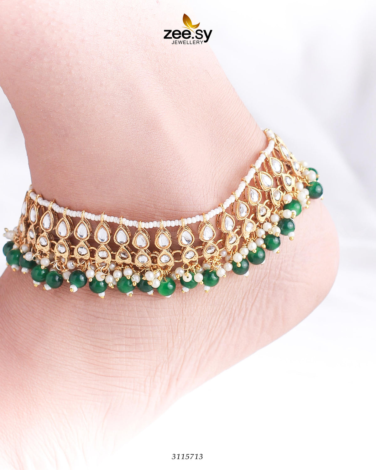 Atefeh Anklet -  Zeesy Anklets - Original Designer Dress - House of Maryam