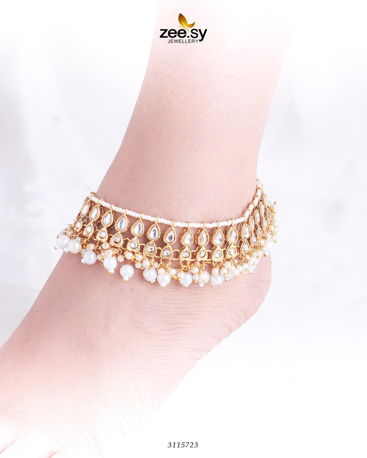 Atefeh Anklet -  Zeesy Anklets - Original Designer Dress - House of Maryam