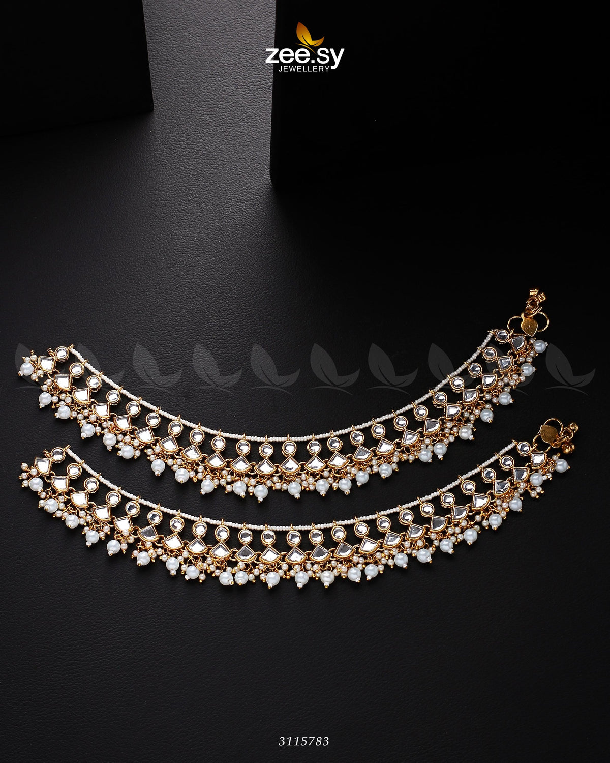 Benitoite Anklets -  Zeesy Anklets - Original Designer Dress - House of Maryam