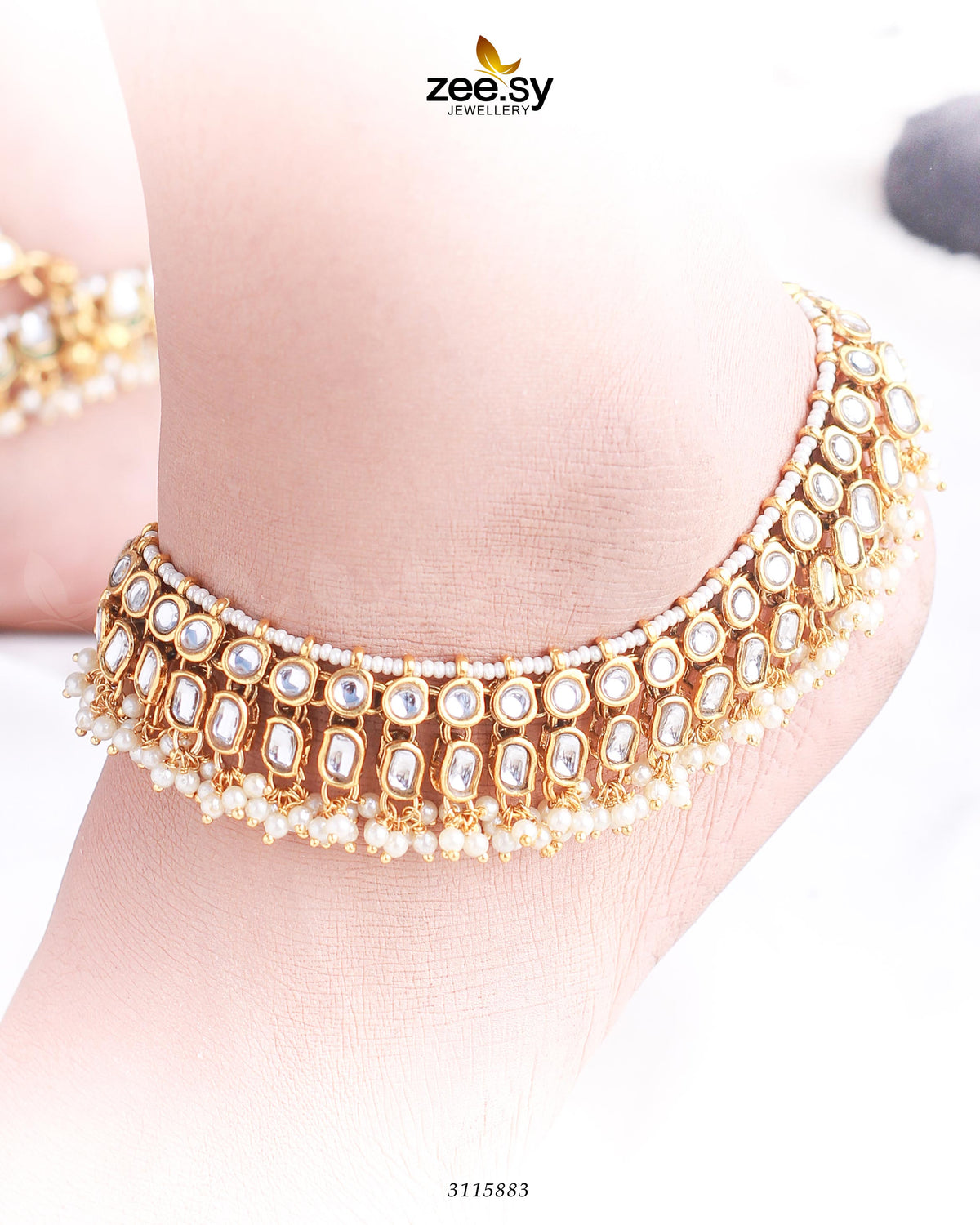 Oliena Anklets -  Zeesy Anklets - Original Designer Dress - House of Maryam