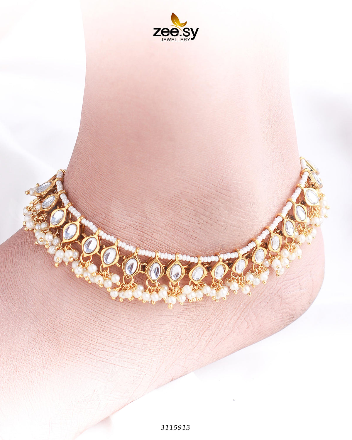 Demantoid Anklets -  Zeesy Anklets - Original Designer Dress - House of Maryam