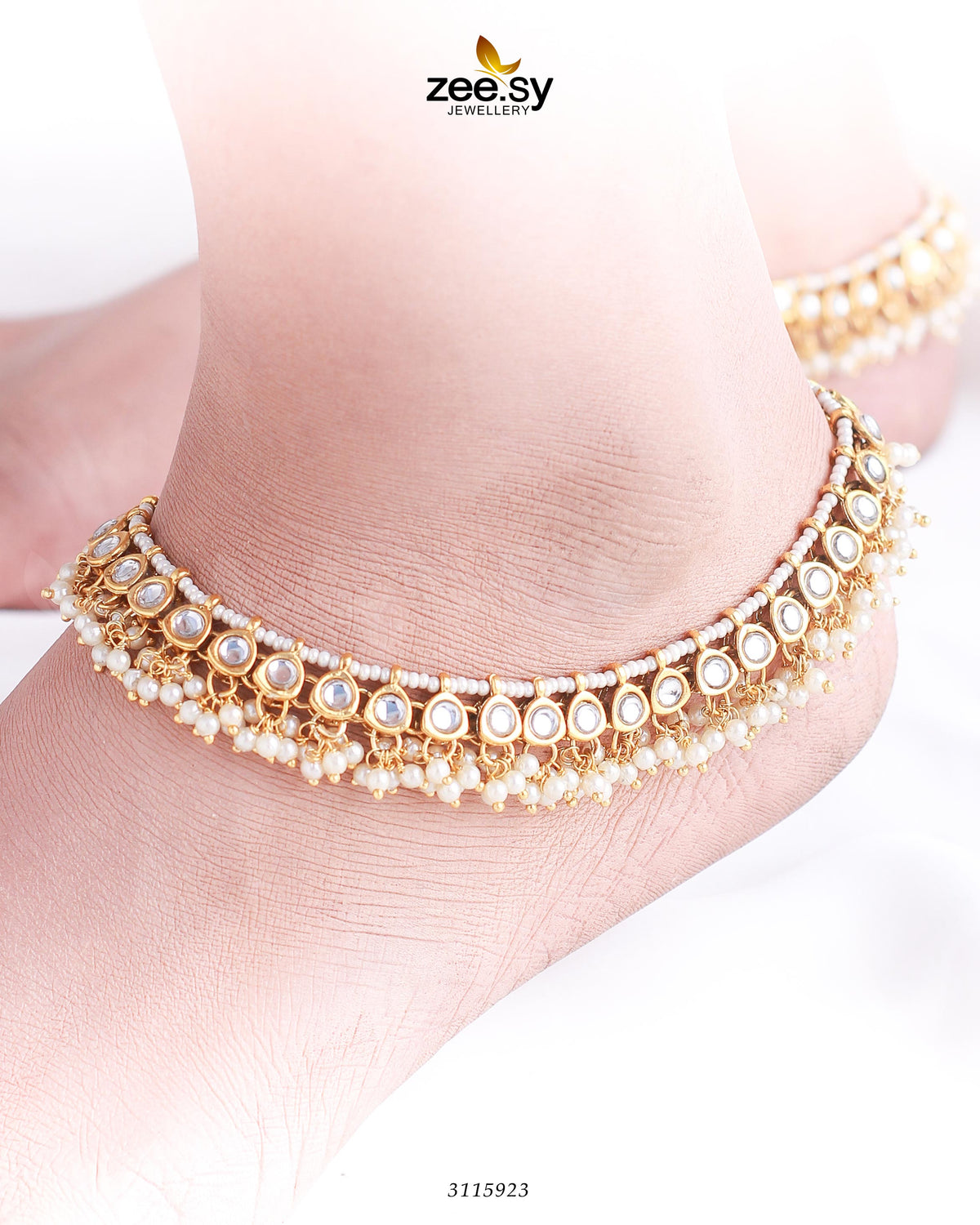 Simone Anklet -  Zeesy Anklets - Original Designer Dress - House of Maryam