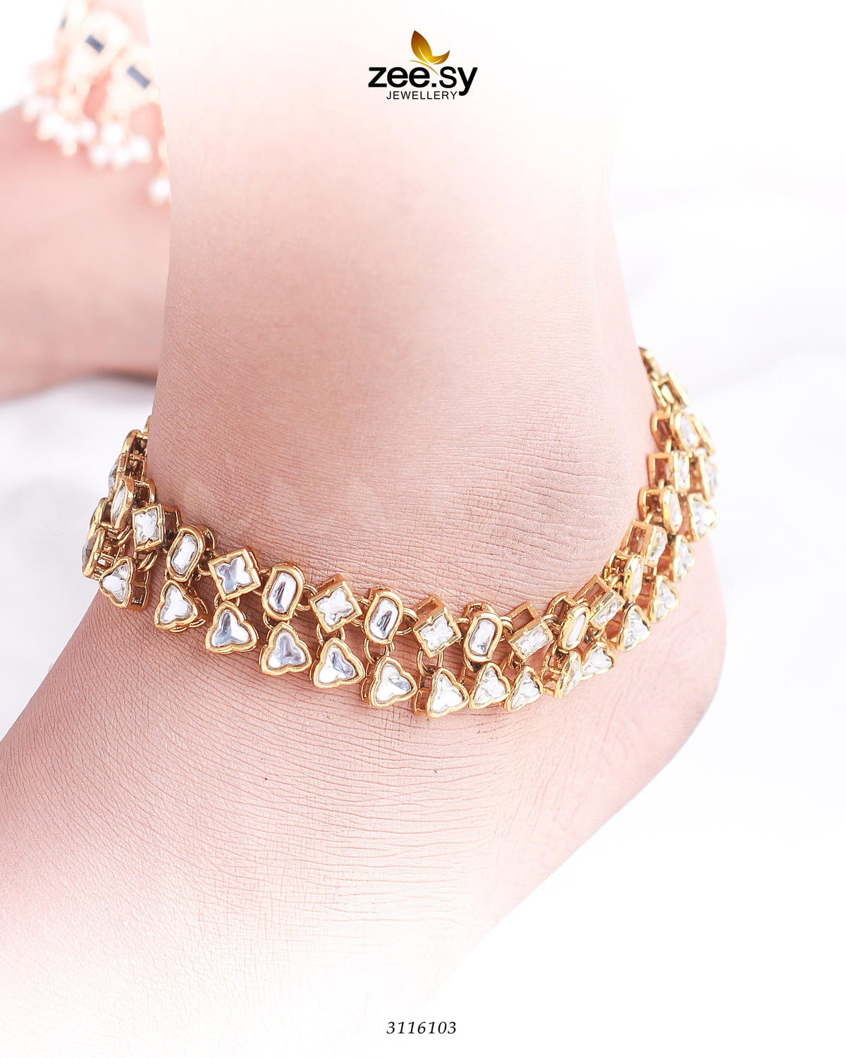 Shungite Anklet -  Zeesy Anklets - Original Designer Dress - House of Maryam