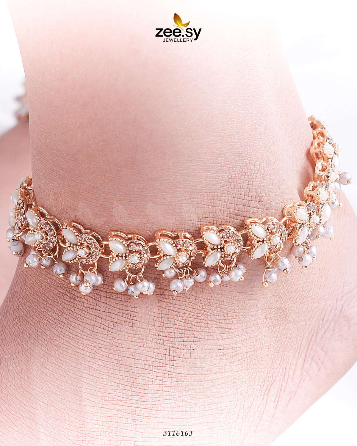 Nemesia Anklets -  Zeesy Anklets - Original Designer Dress - House of Maryam