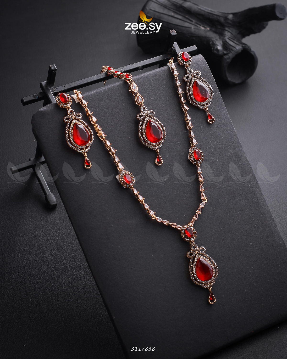 Syra Yousuf Necklace Set -  Zeesy Necklace Sets - Original Designer Dress - House of Maryam