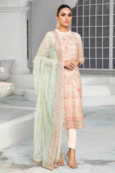 Zarif | DE LUXURY Formals | CORAL -  Zarif Formal - Original Designer Dress - House of Maryam