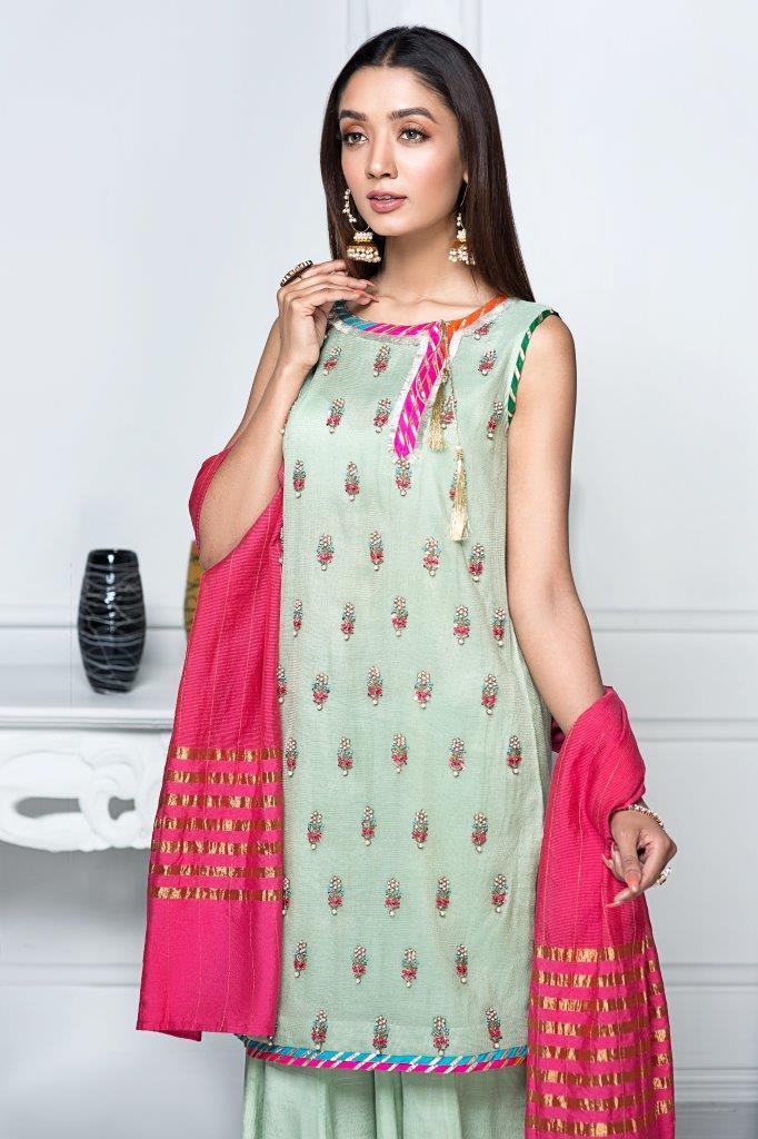 Hana | Eclectic Ready to Wear | Pistacia -  Hana Ladies Clothes - Original Designer Dress - House of Maryam