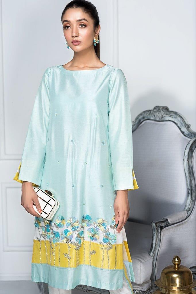Hana | Eclectic Ready to Wear | Blue Lagoon -  Hana Ladies Clothes - Original Designer Dress - House of Maryam
