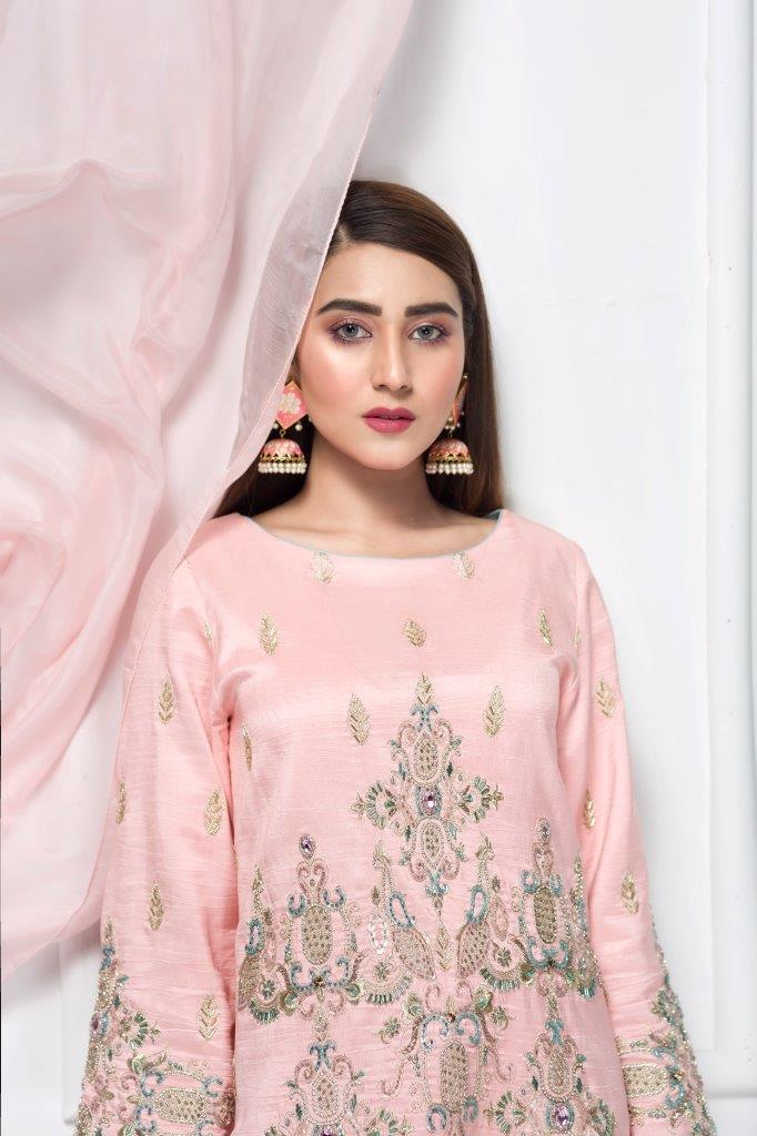 Hana | Eclectic Ready to Wear | Pink Vine -  Hana Ladies Clothes - Original Designer Dress - House of Maryam