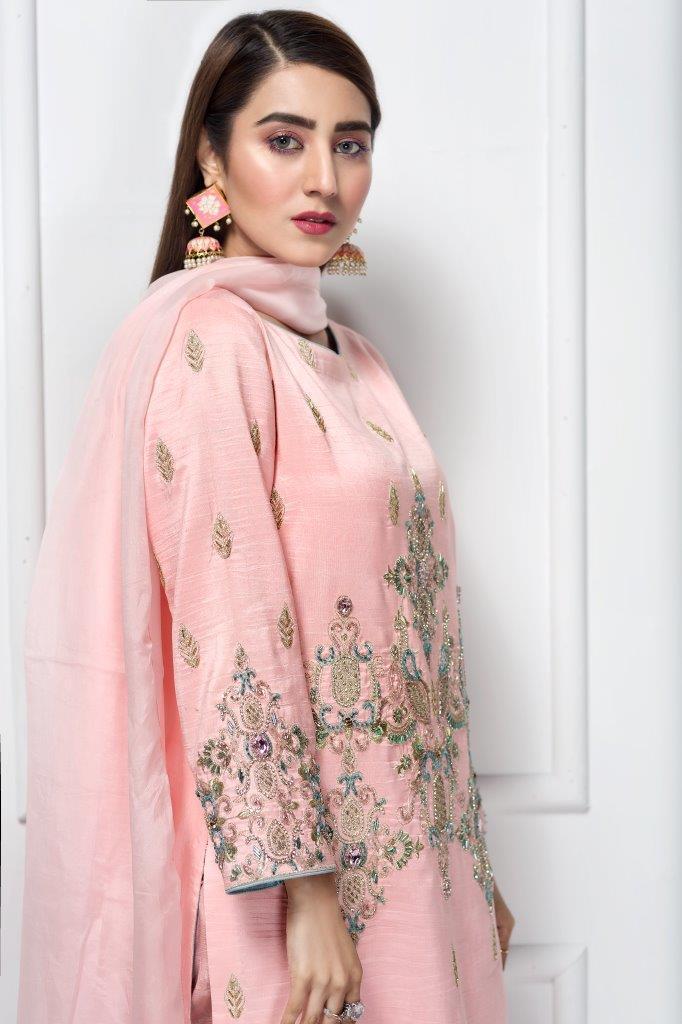 Hana | Eclectic Ready to Wear | Pink Vine -  Hana Ladies Clothes - Original Designer Dress - House of Maryam