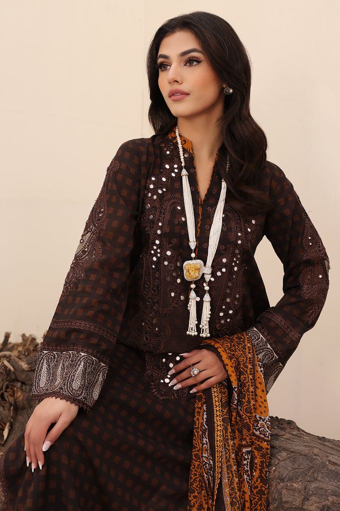 Charizma | Naranji Embroidered Lawn 24 | CN4-004 -  Charizma Luxury - Original Designer Dress - House of Maryam