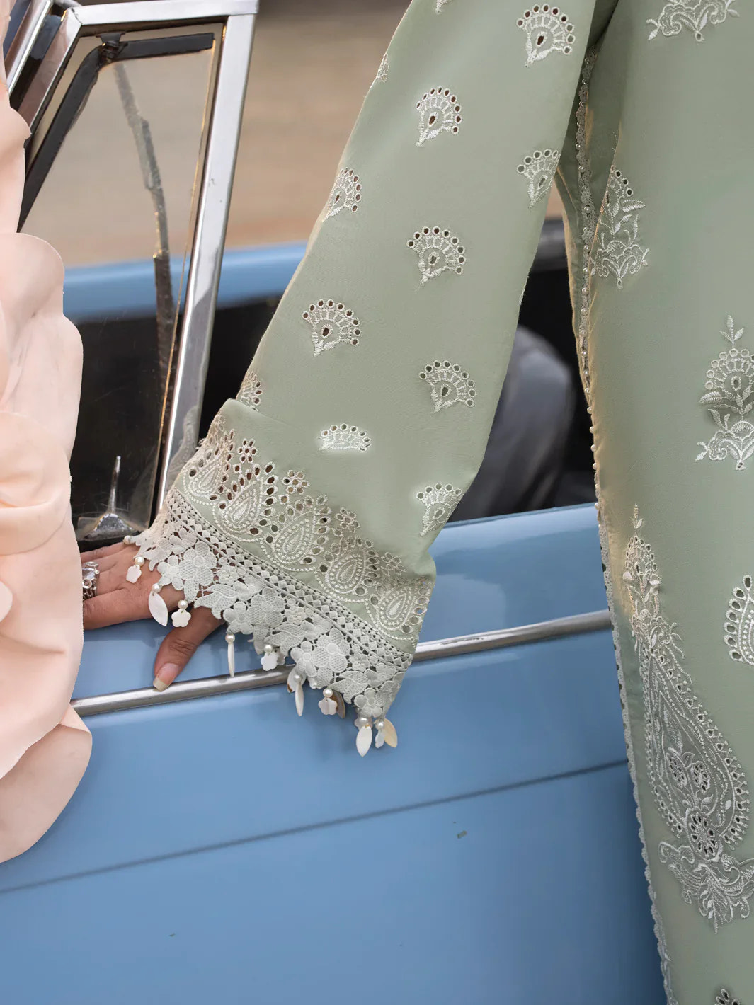 Faiza Faisal | Maya Luxury Lawn | Elena -  Faiza Faisal Luxury - Original Designer Dress - House of Maryam