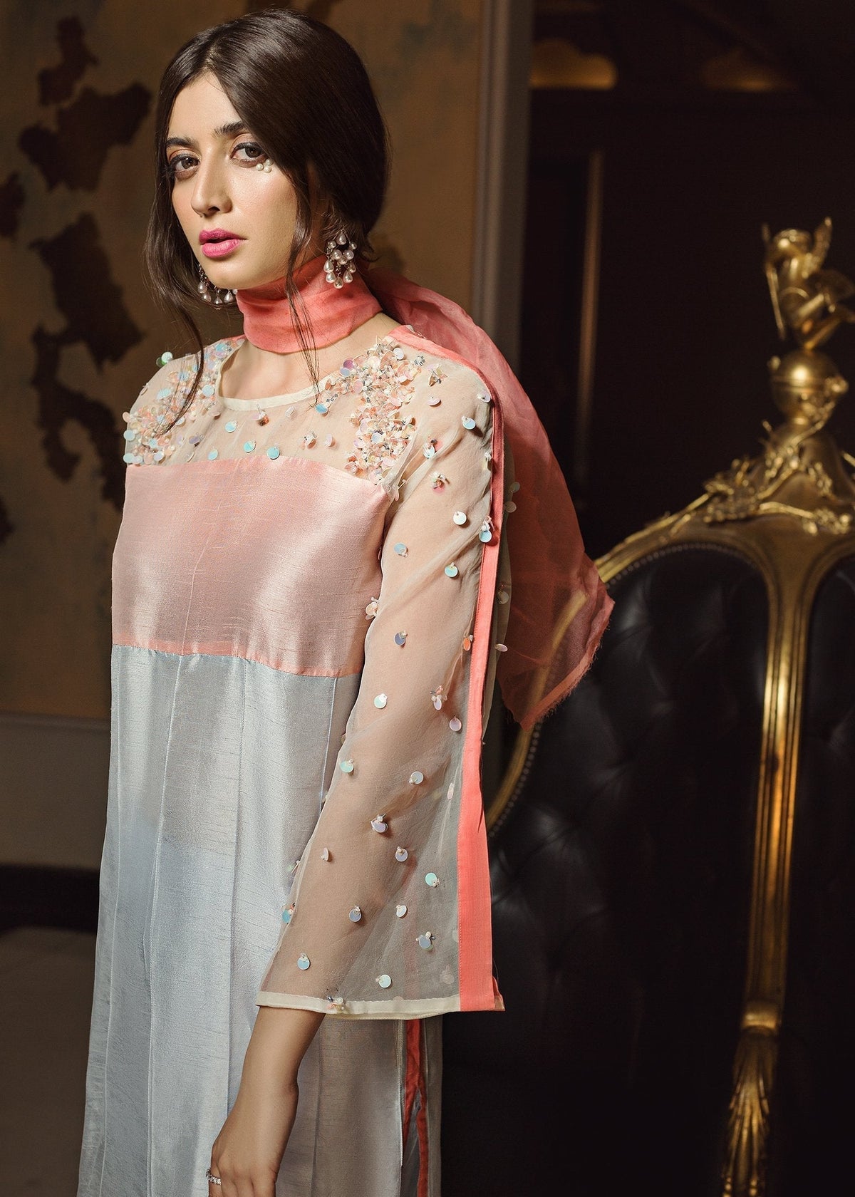Hana | Serendipity Ready to Wear | Peppermint -  Hana Ladies Clothes - Original Designer Dress - House of Maryam