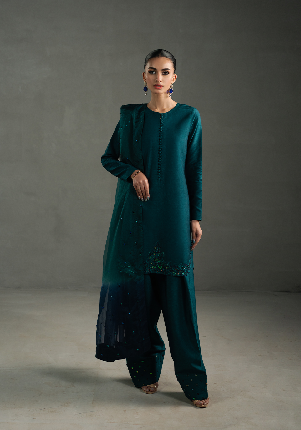 Zarqash | Silk Edit | ZQS 015 ELOISE -  Zarqash Ladies Clothes - Original Designer Dress - House of Maryam