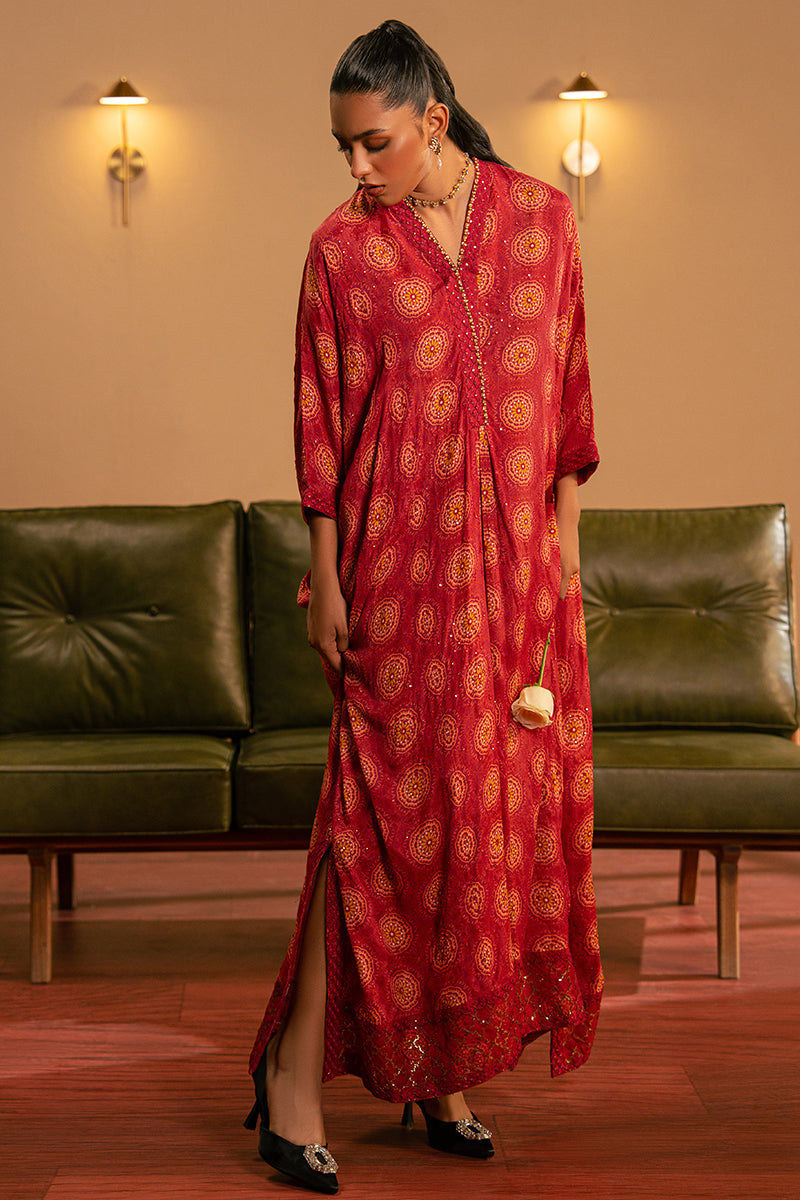 Cross Stitch | Luxury Pret | Pinkspire Glow Embroidered Silk Shirt, image 9