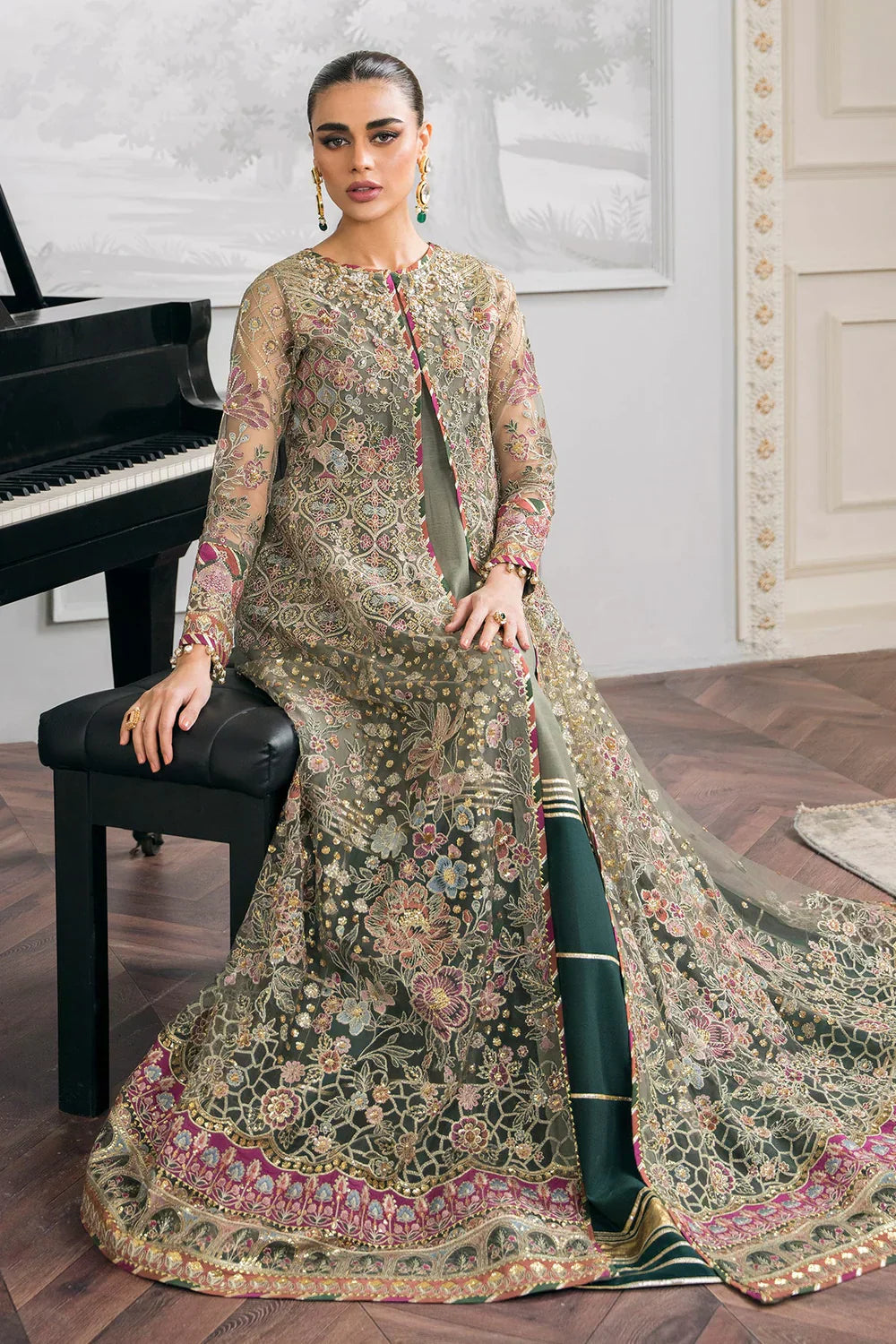 Baroque | Chantelle Embroidered Collection 2024 | CH12-02 -  Baroque Formal - Original Designer Dress - House of Maryam