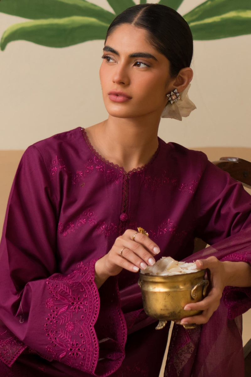 Cross Stitch | Chikankari Lawn Collection | P-07 -  Cross Stitch Luxury - Original Designer Dress - House of Maryam