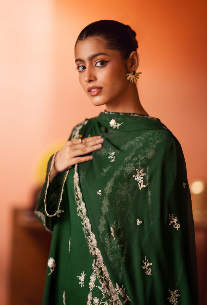 Humdum | Lala Rukh Lawn | Lalarukh - D10 -  Humdum Ladies Clothes - Original Designer Dress - House of Maryam