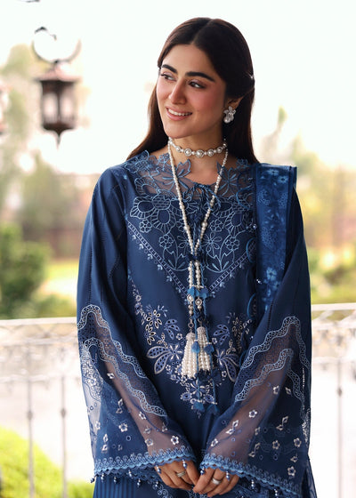 Sardinia | Embroidered Lawn Edit 26 | Terrace Blue