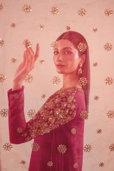 Baroque | Luxury Pret 24 | CHIFFON PR-916 -  Baroque Luxury - Original Designer Dress - House of Maryam