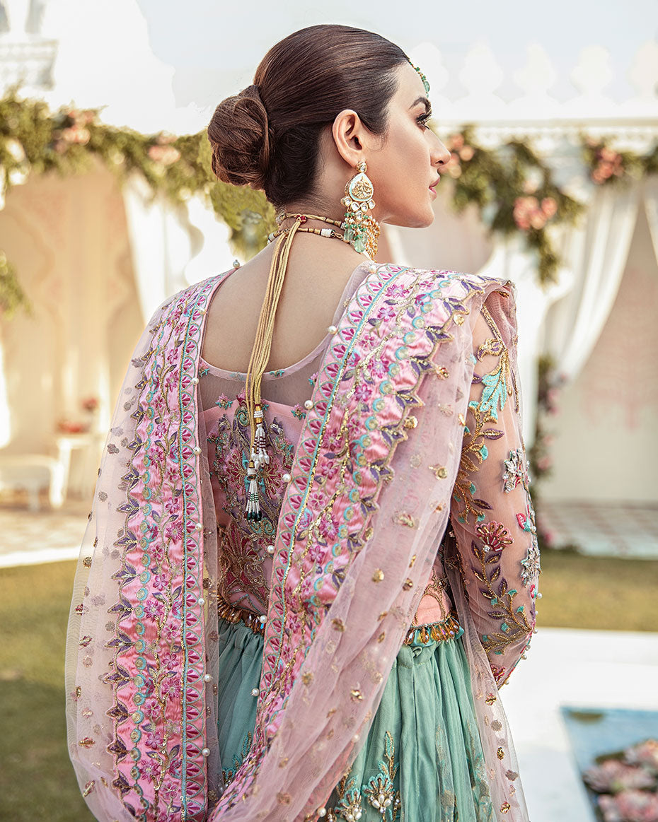 Gulaal | Wedding Formals | Joli Embroidered Net 3-Piece Suit WS-03 -  Gulaal Bridal - Original Designer Dress - House of Maryam