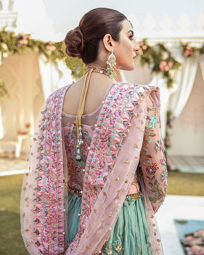Gulaal | Wedding Formals | Joli Embroidered Net 3-Piece Suit WS-03 -  Gulaal Bridal - Original Designer Dress - House of Maryam